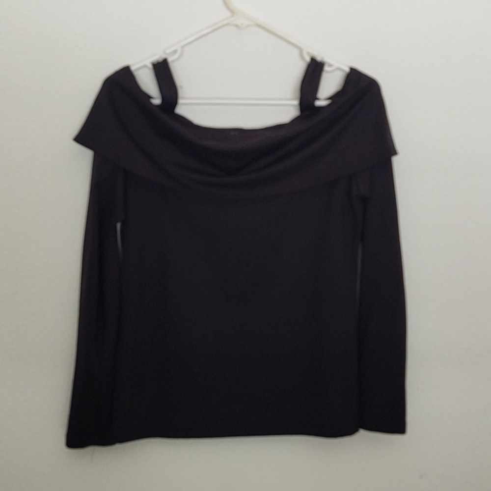 Off the shoulder black shirt size M